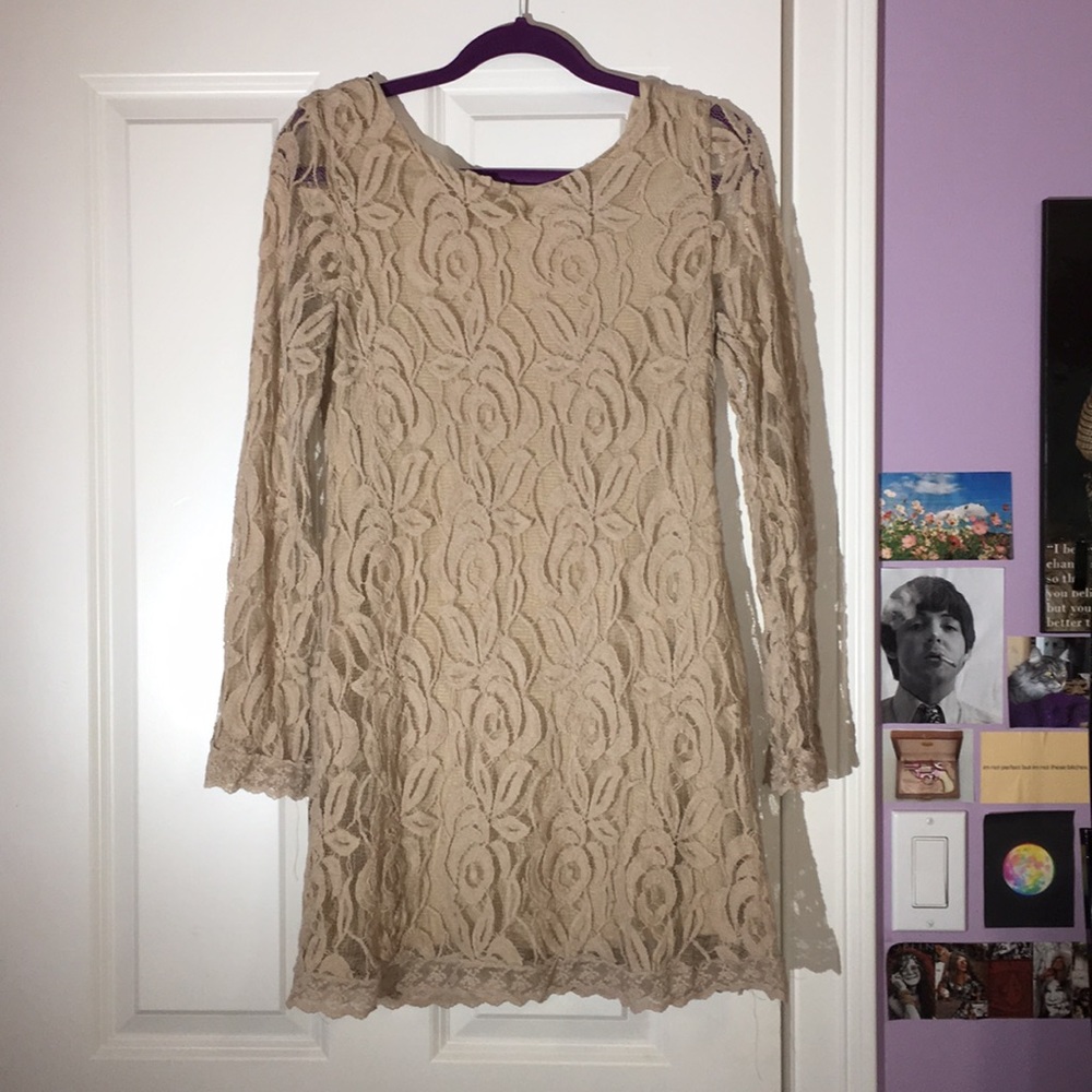 Long Sleeve Lace Dress
